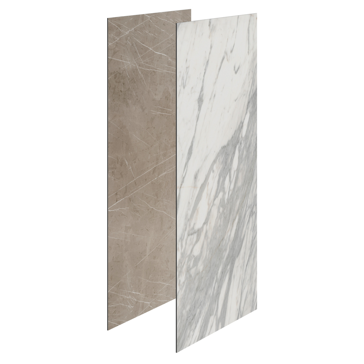 Wedi Top Wall Marble Grau-Beige